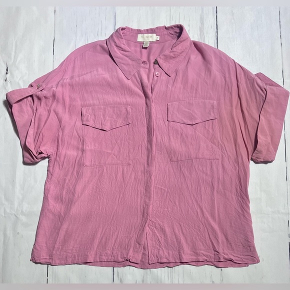 Ted Baker London Niciia Pocket Detail Shirt - Picture 5 of 7